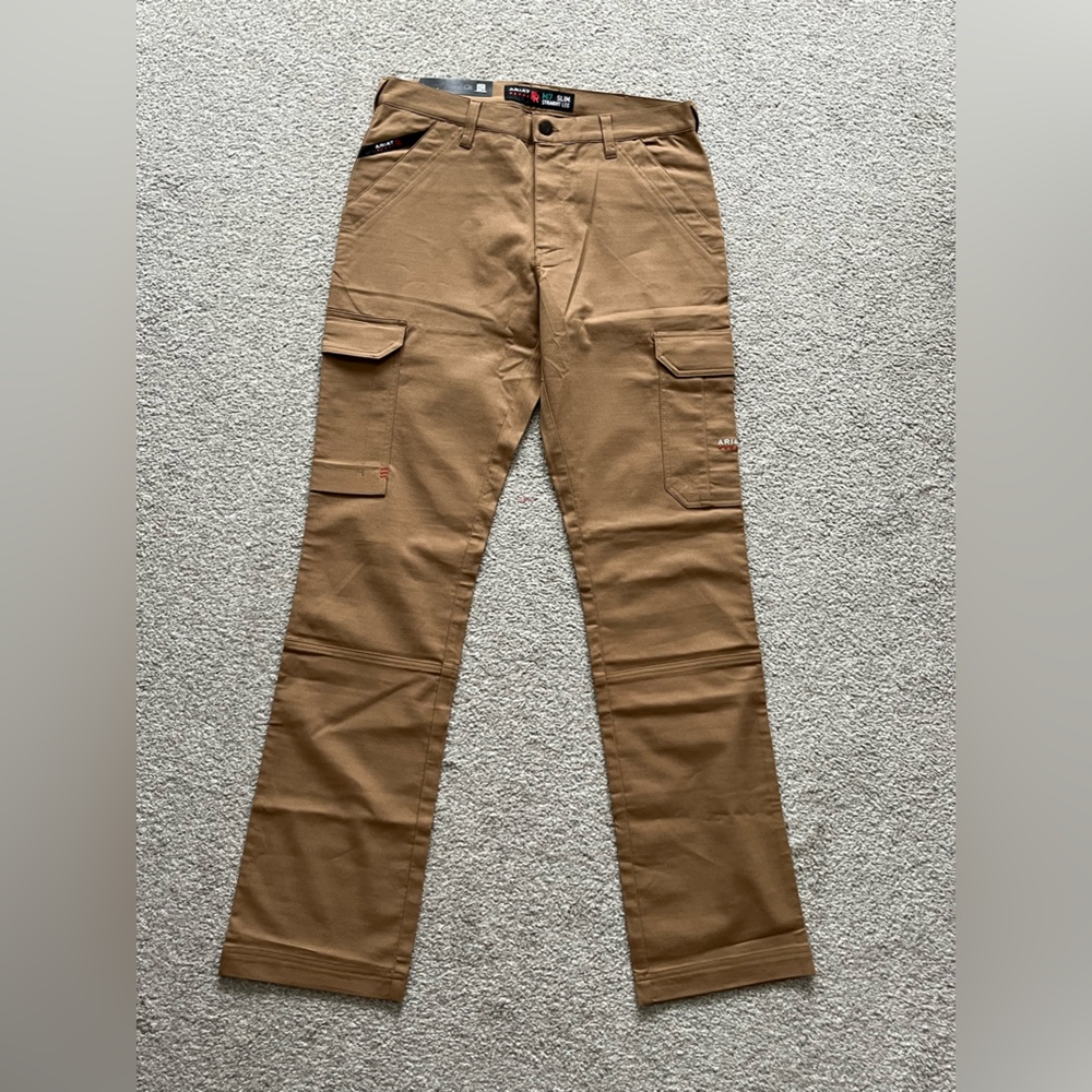 NWT Ariat M7 Slim Fit Straight FR Cargo Pants Sizes 33/36 and 42/32 MSRP $189